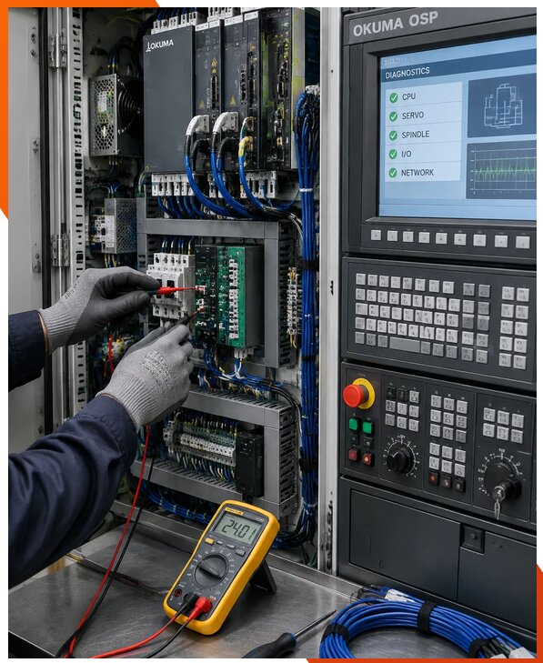 Ремонт систем ЧПУ Okuma OSP в Камышине